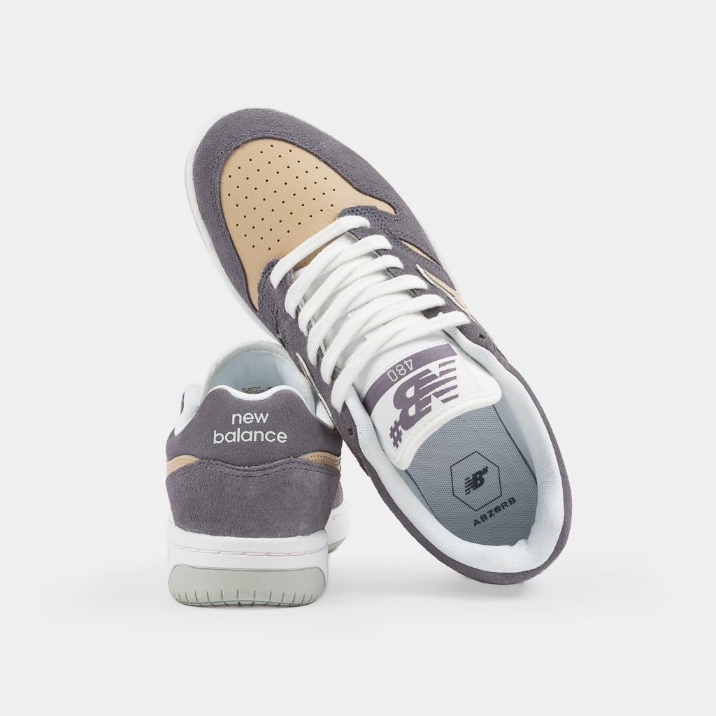 New Balance Numeric Meteorite Blue and Beige 480 Skate Shoes 