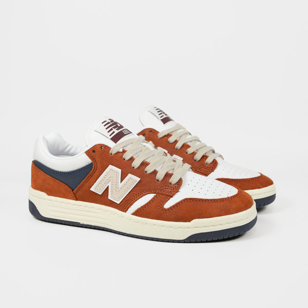 New Balance Numeric - 480 Shoes - Rust / White