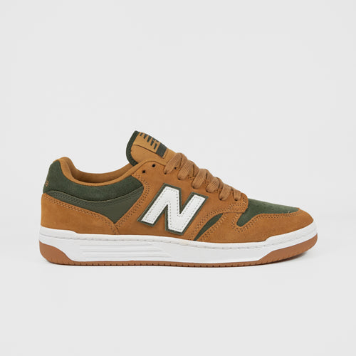 New Balance Numeric - 480 Shoes - Tan / Green