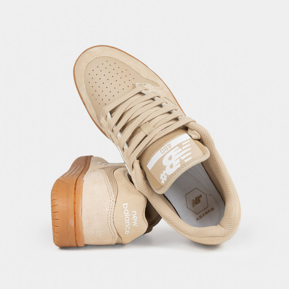 New Balance Numeric Tan And Gum 480 Shoes