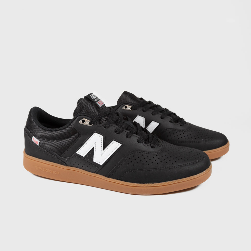 New Balance Numeric Black And Gum 508 Brandon Westgate Shoes