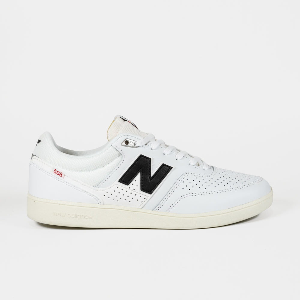 New Balance Numeric White Leather 508 Brandon Westgate Shoes