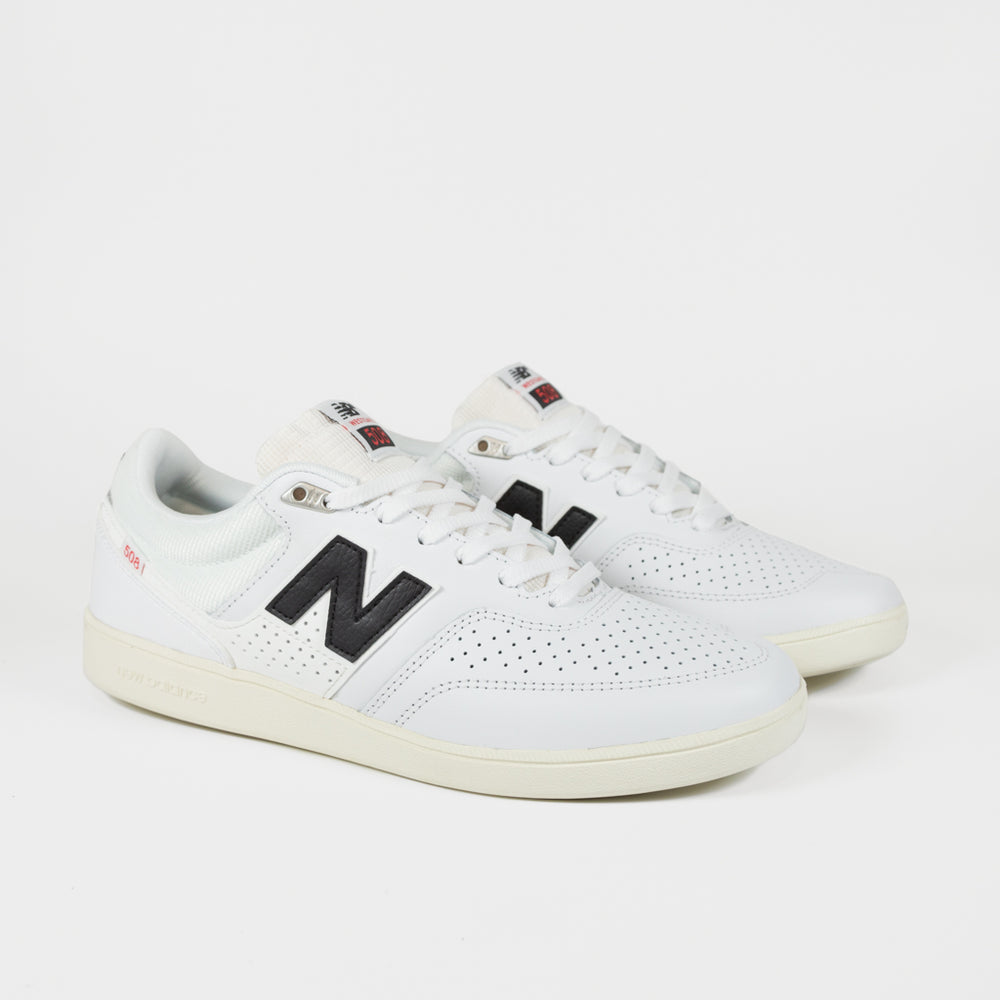 New Balance Numeric White Leather 508 Brandon Westgate Shoes