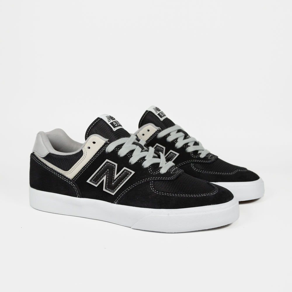 New Balance Numeric - 574 Vulc Shoes - Black / Grey – Welcome Skate Store