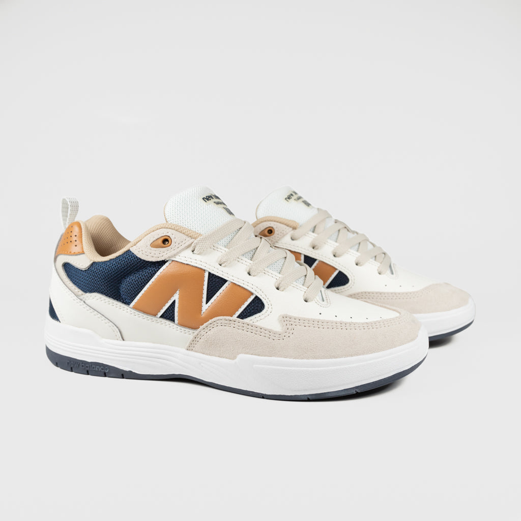 New Balance Numeric Sea Salt And Navy 808L Tiago Lemos Shoes