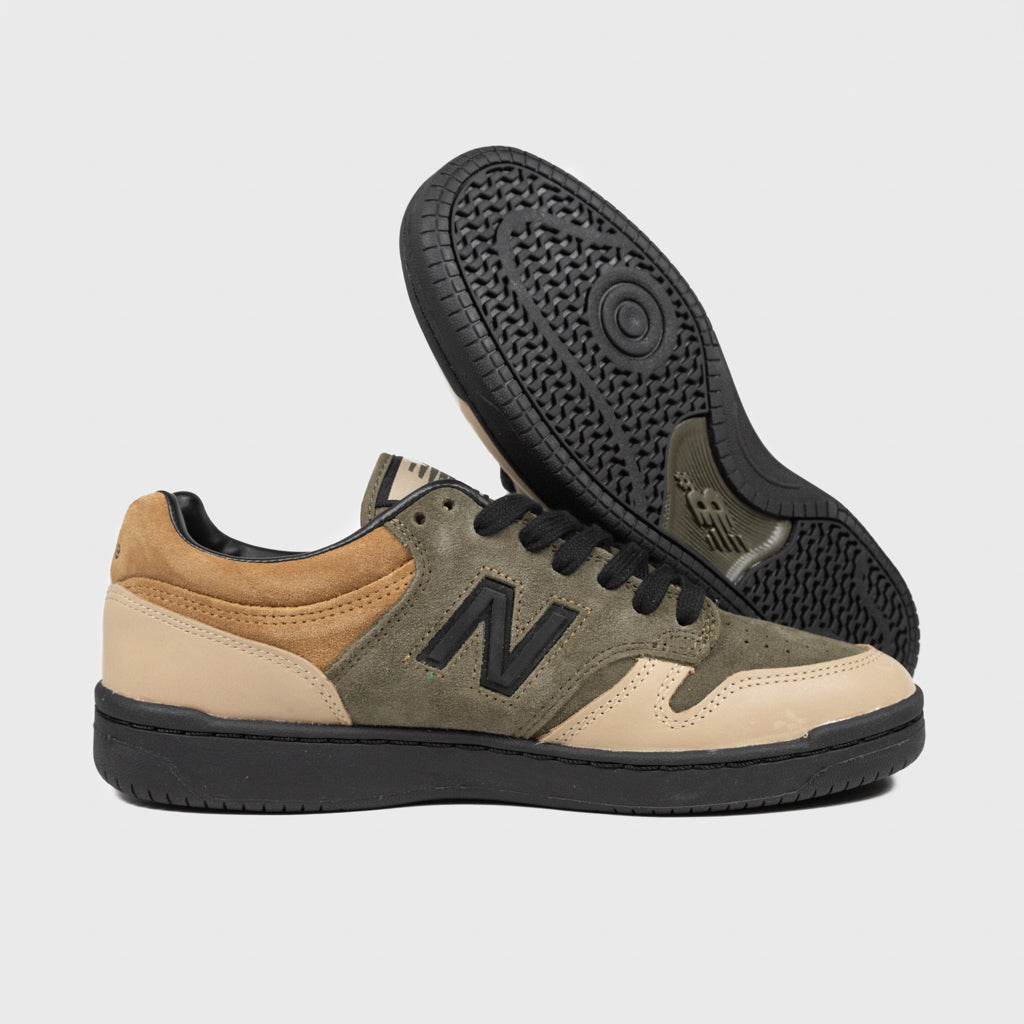 New Balance Numeric Olive And Brown 8Five2 480 Shoes