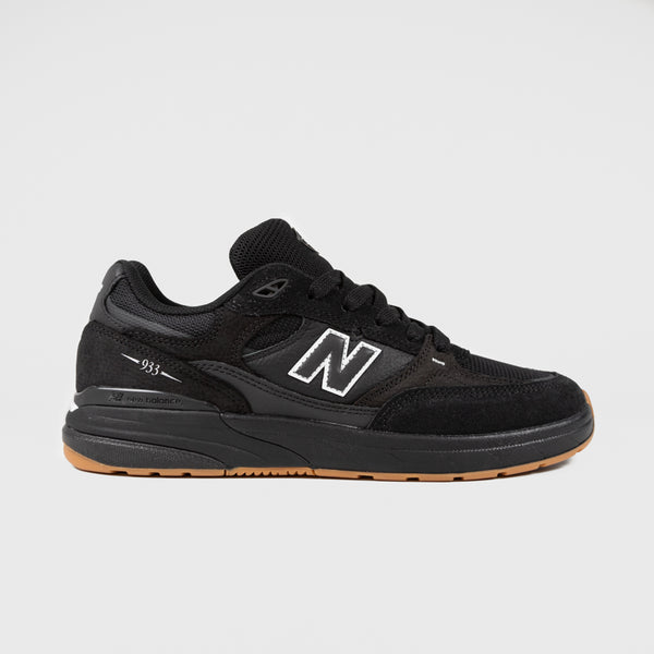 New Balance Numeric - 933 Andrew Reynolds Shoes - Black / Black