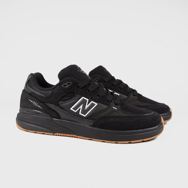 New Balance Numeric - 933 Andrew Reynolds Shoes - Black / Black