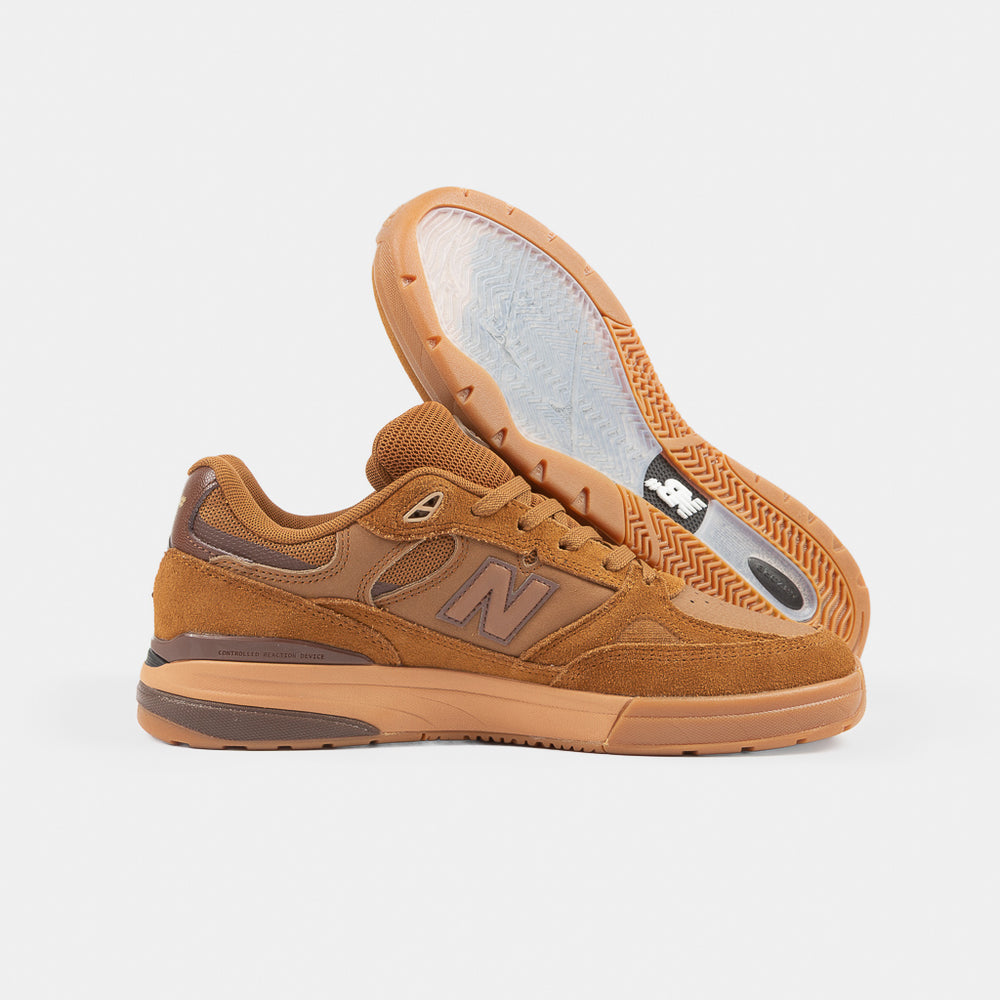 New Balance Numeric Breakfast Tea Brown 933 Andrew Reynolds Skate Shoes