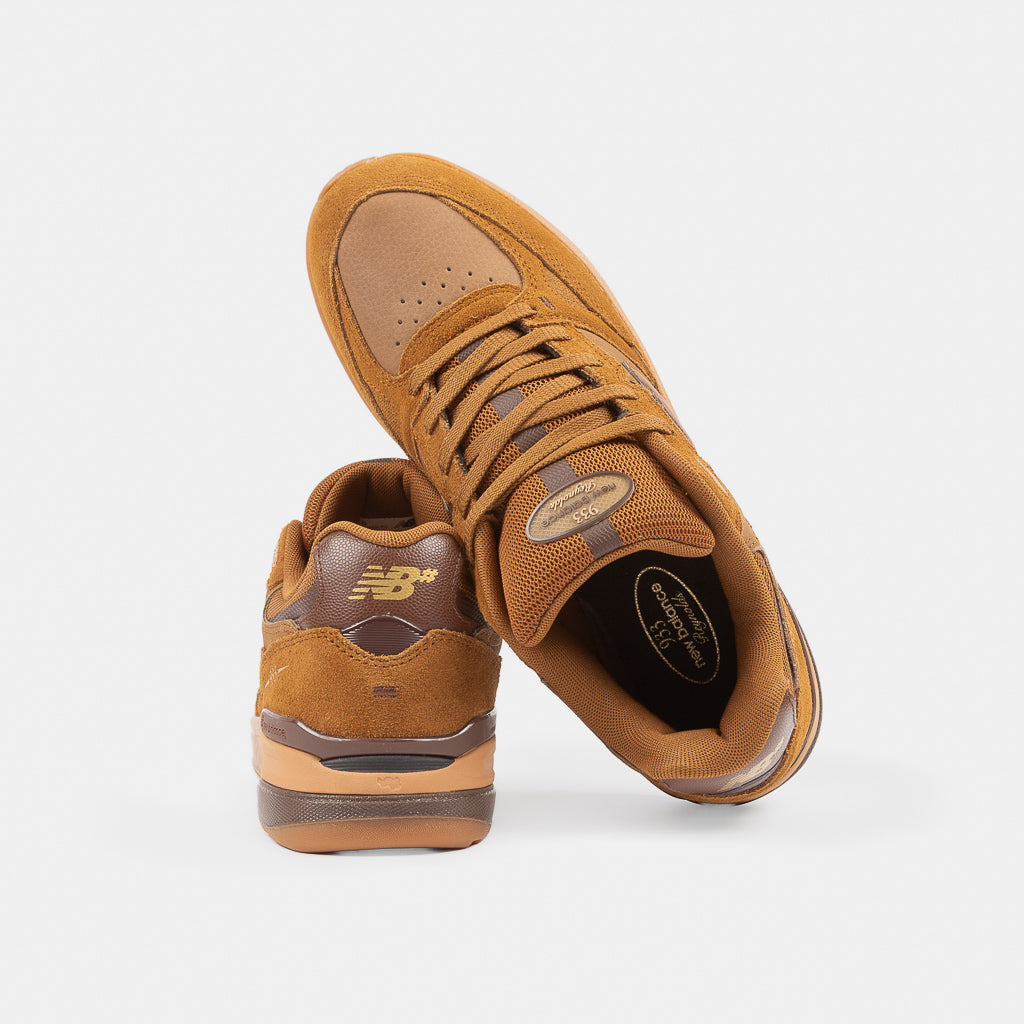 New Balance Numeric Breakfast Tea Brown 933 Andrew Reynolds Skate Shoes