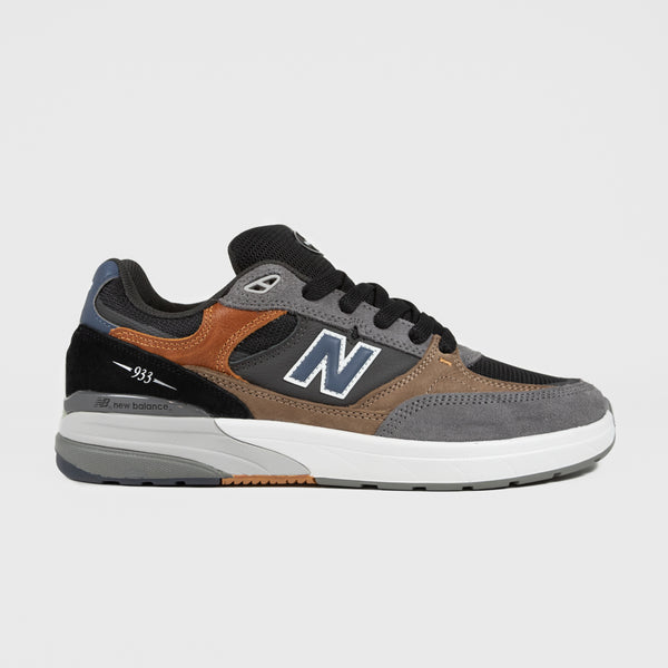 New Balance Numeric - 933 Andrew Reynolds Shoes - Castlerock Grey / Khaki
