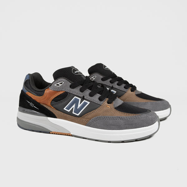New Balance Numeric - 933 Andrew Reynolds Shoes - Castlerock Grey / Khaki
