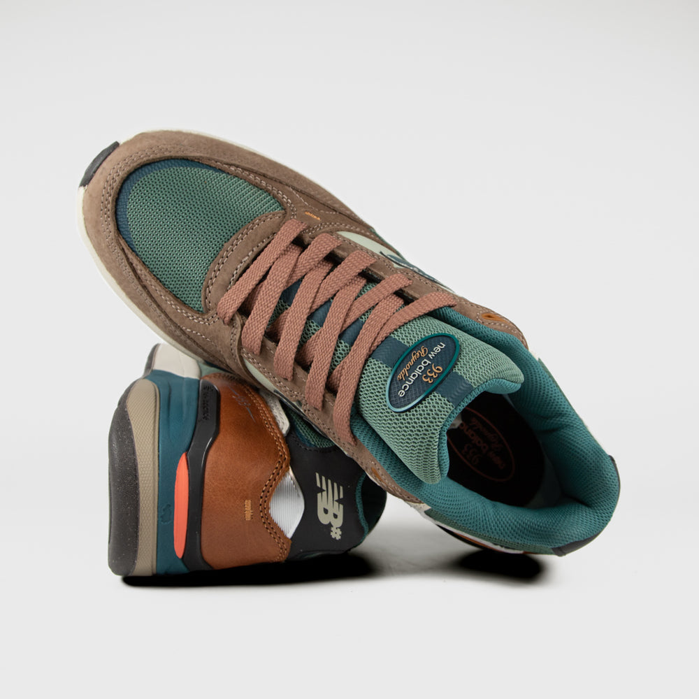 New Balance Numeric Mushroom And New Spruce 933 Andrew Reynolds Shoes