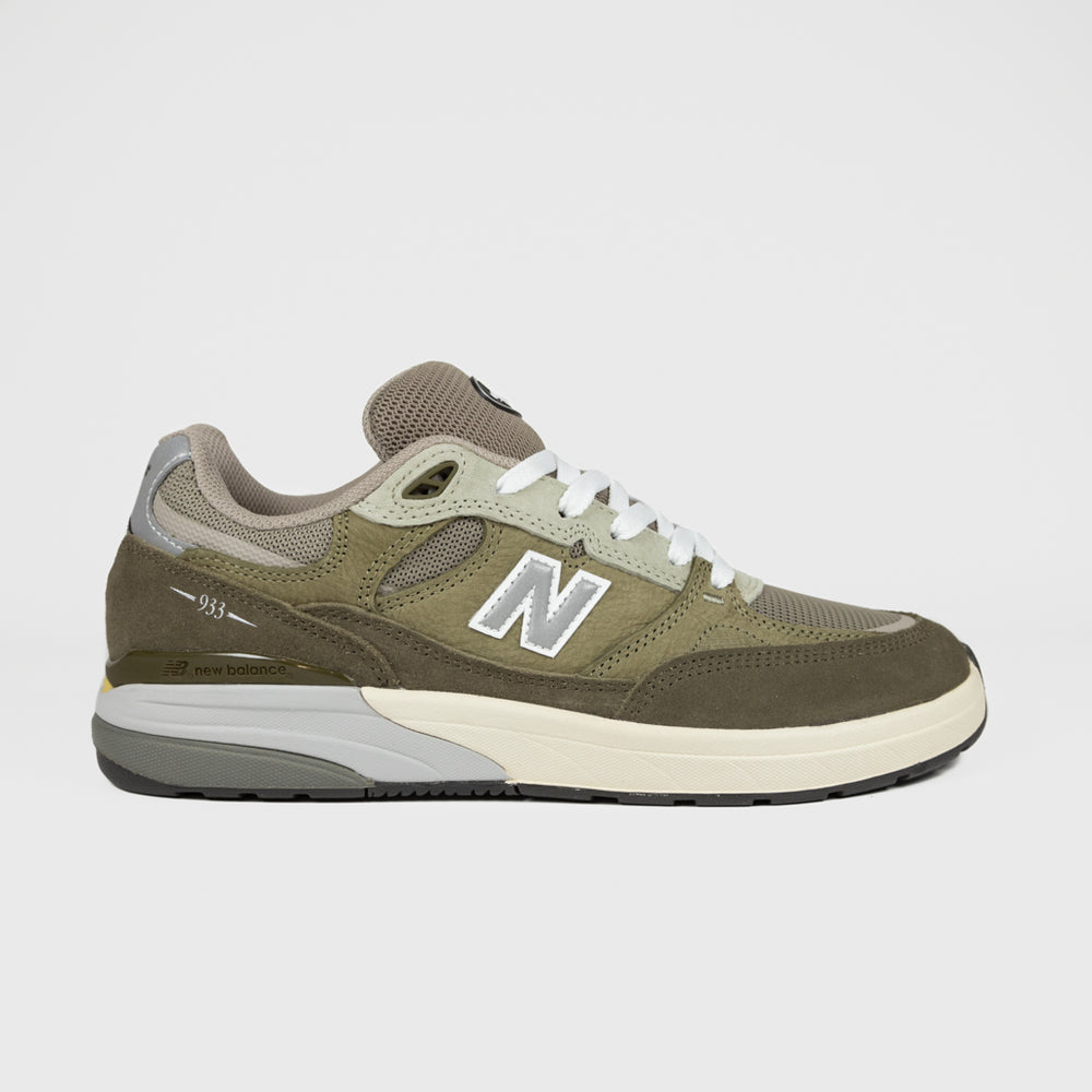 New Balance Numeric Olivine Green 933 Andrew Reynolds Shoes