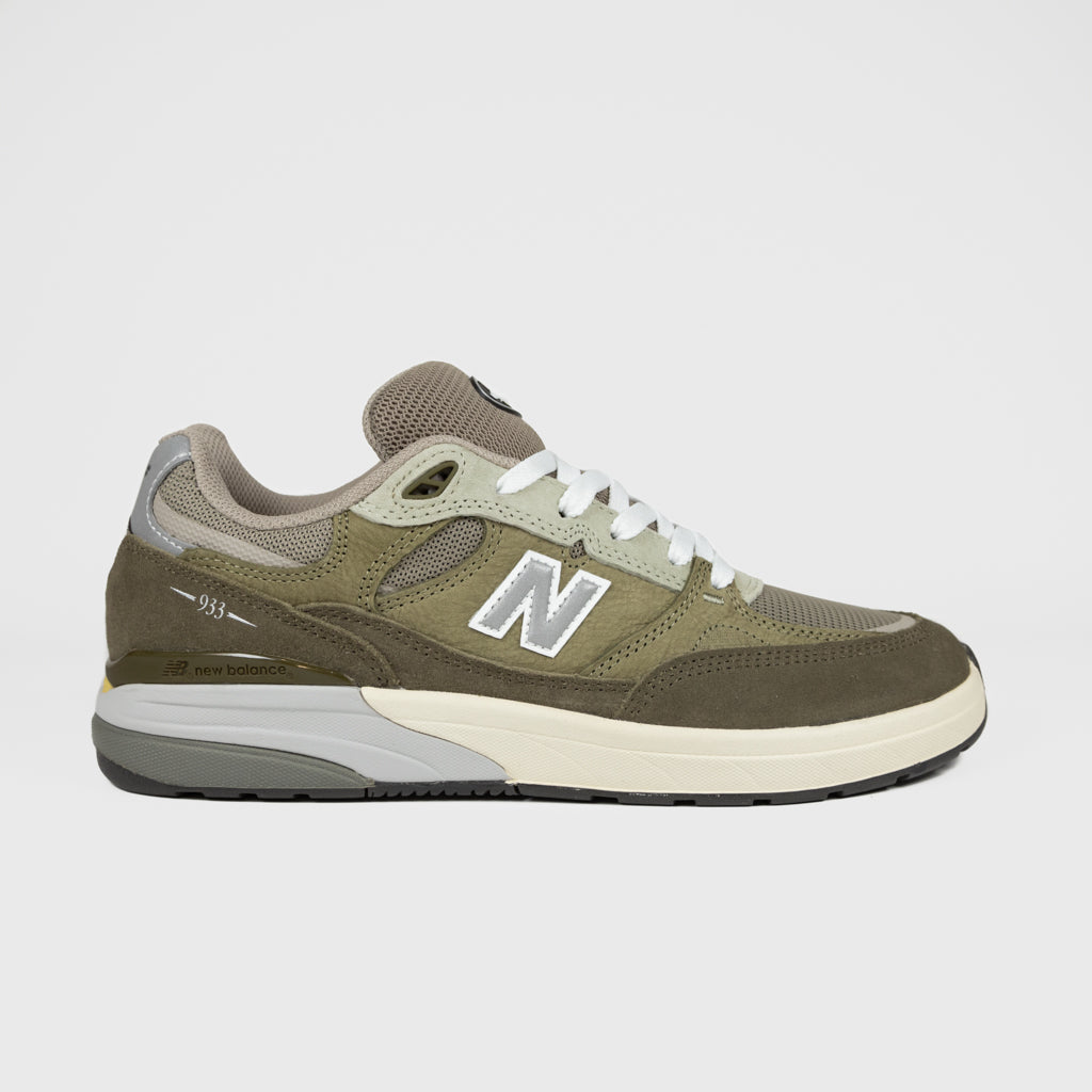 New Balance Numeric Olivine Green 933 Andrew Reynolds Shoes