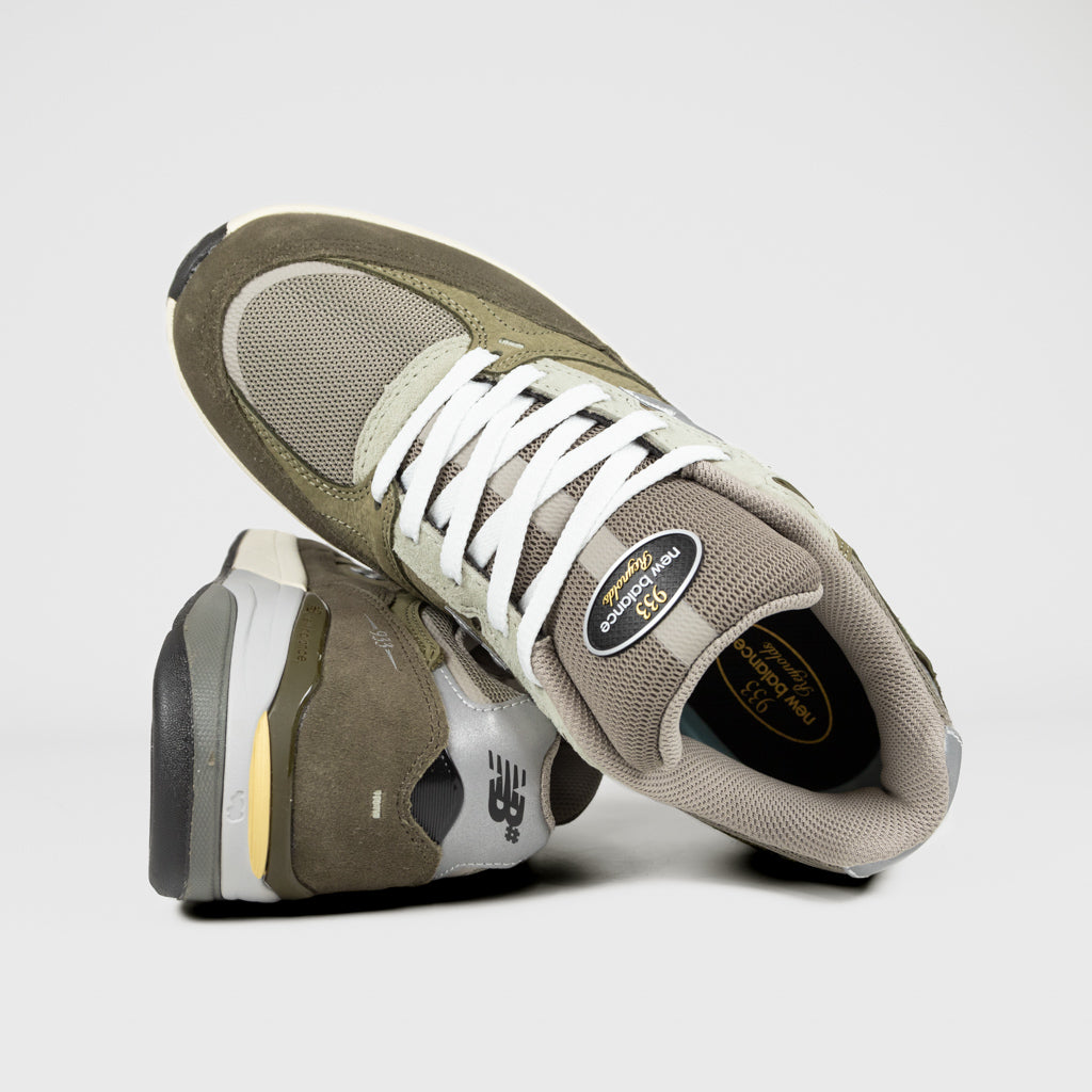 New Balance Numeric Olivine Green 933 Andrew Reynolds Shoes
