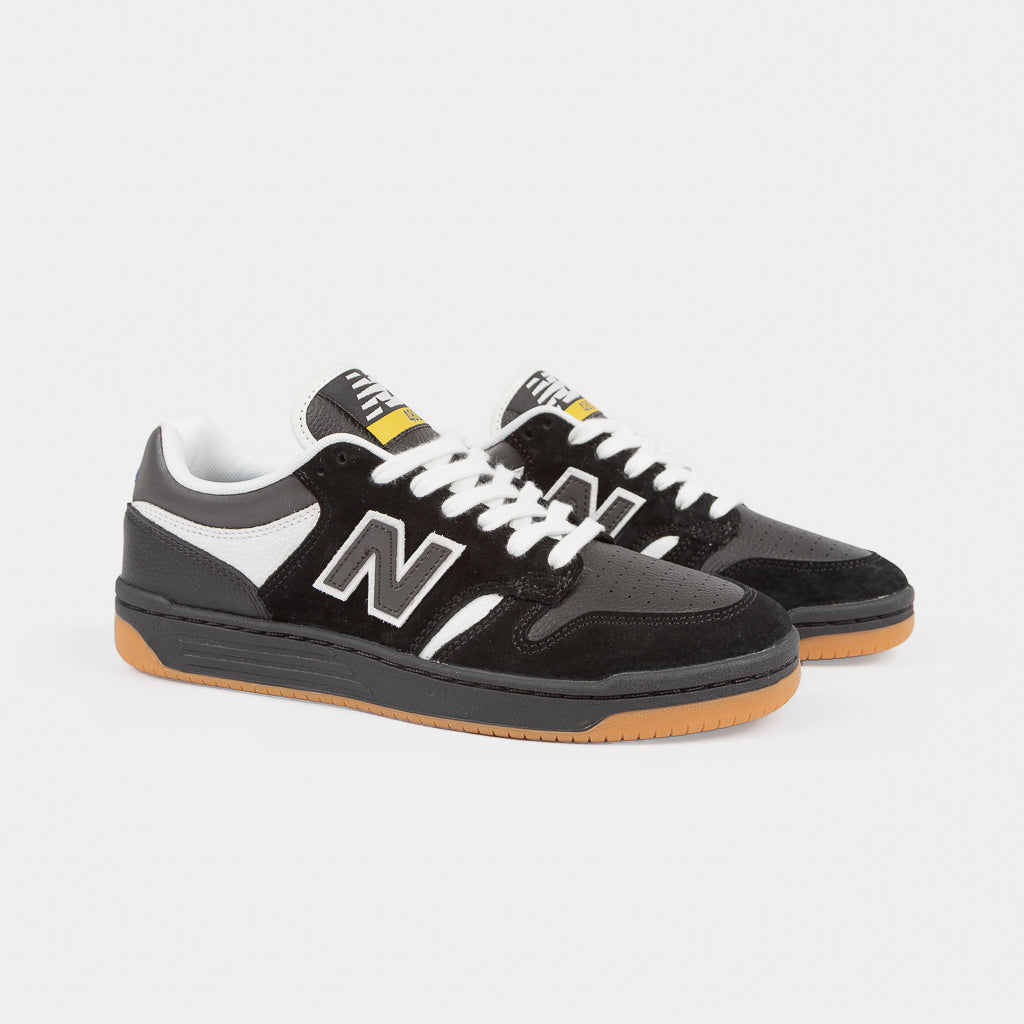 New Balance Numeric Black And White Elsewhere 480 Skate Shoes