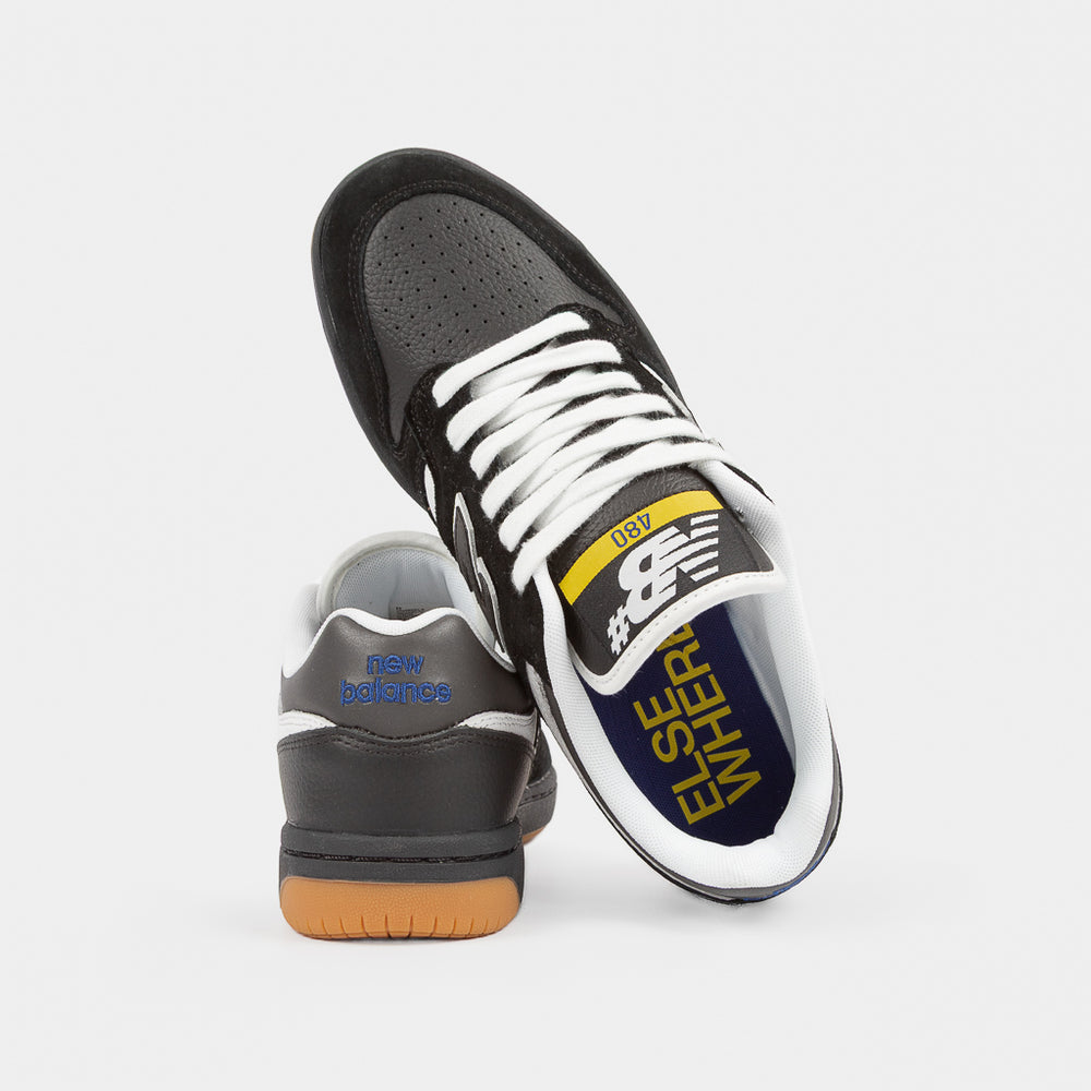 New Balance Numeric Black And White Elsewhere 480 Skate Shoes