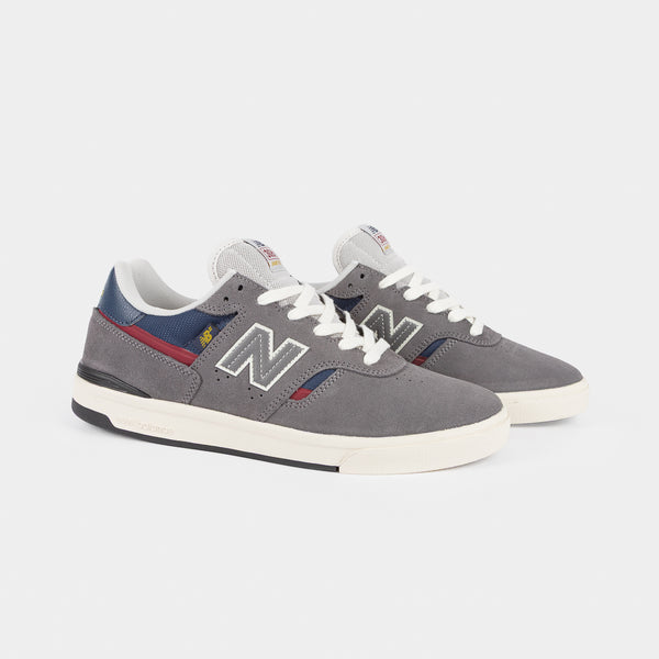 New Balance Numeric - Jamie Foy 306 Cup Shoes - Grey / Navy