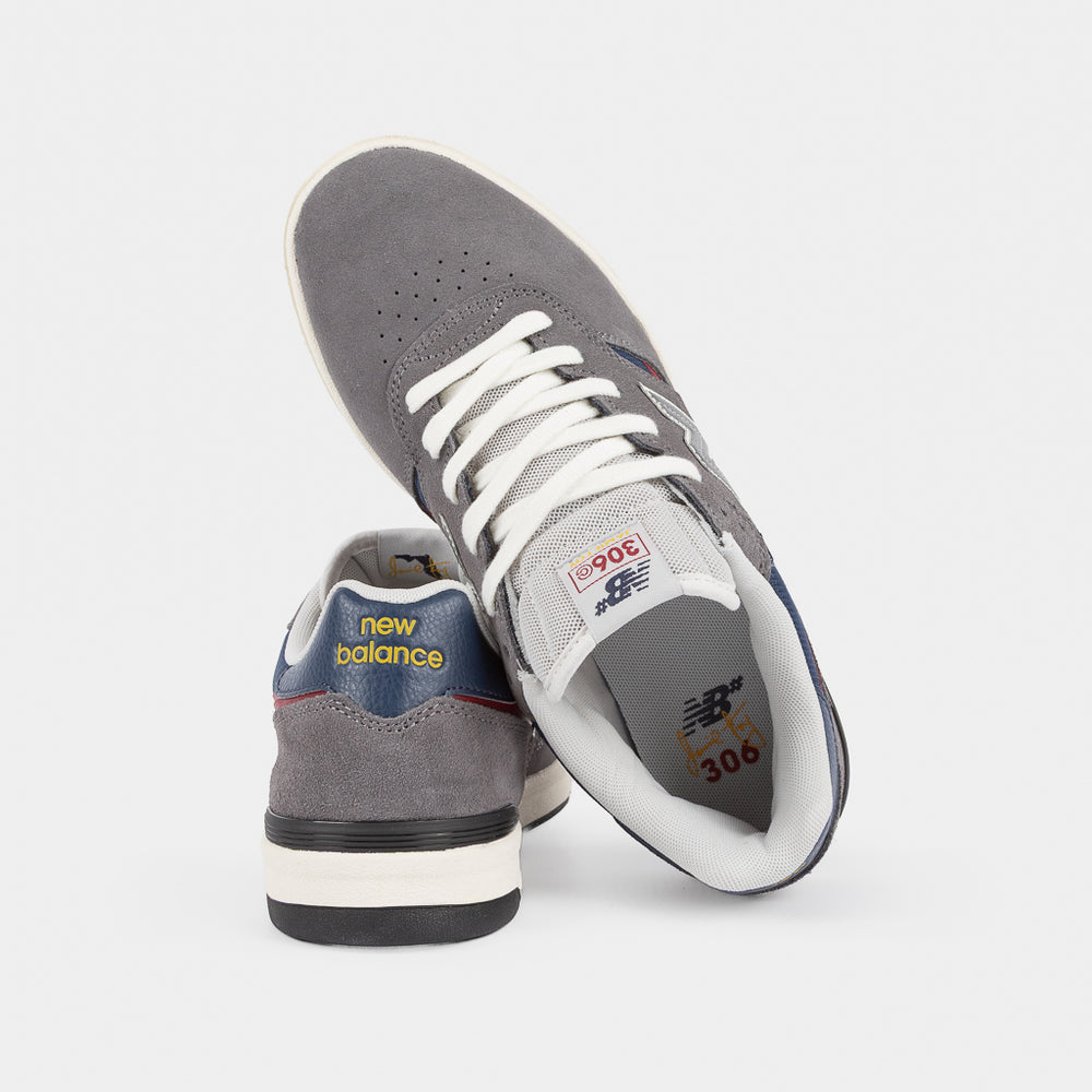 New Balance Numeric Grey Suede Jamie Foy 306 Cup Shoes