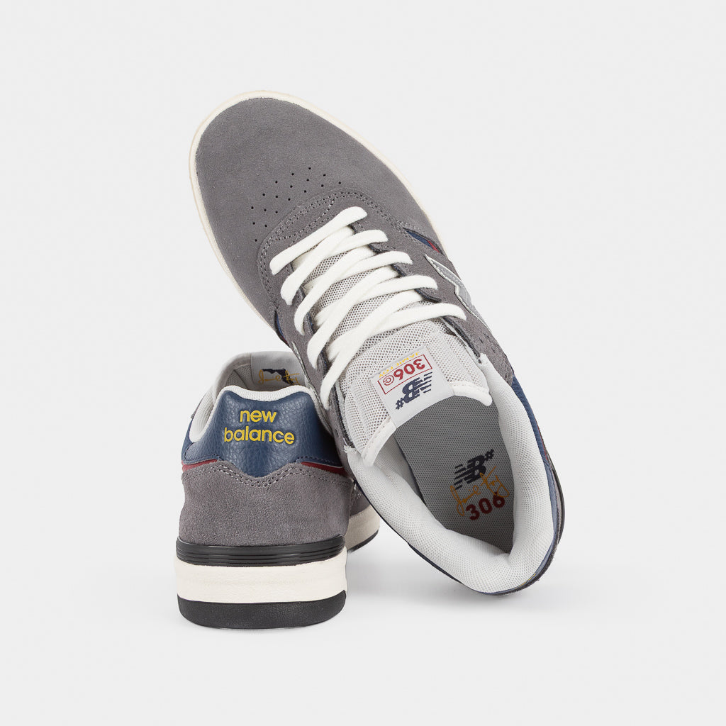 New Balance Numeric Grey Suede Jamie Foy 306 Cup Shoes