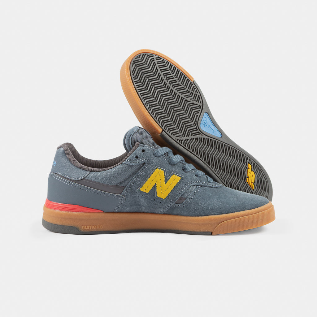 New Balance Numeric Shadow Blue And Gum Jamie Foy 306 Cup Skate Shoes