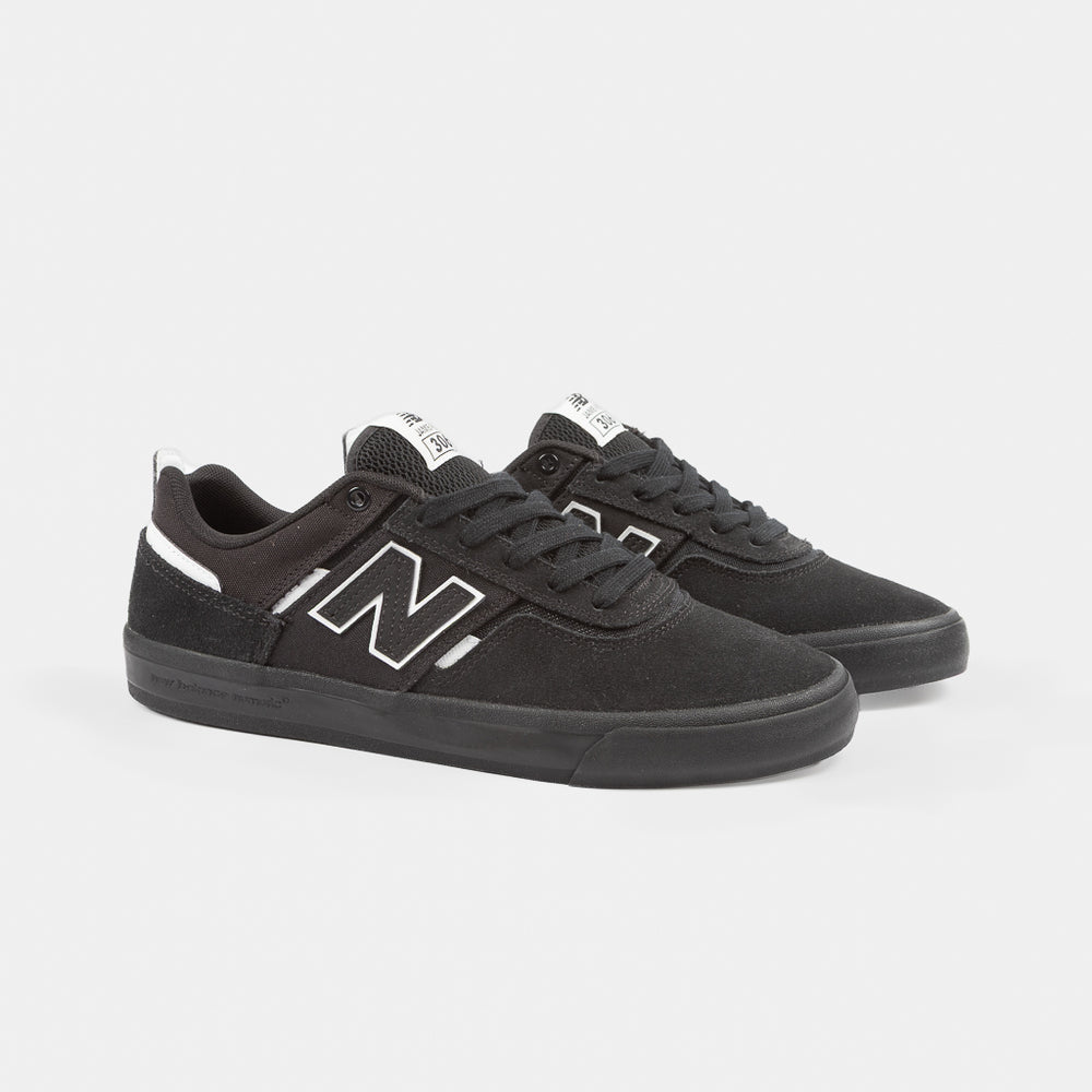 New Balance Numeric Jamie Foy 306 All Black Suede Skate Shoes