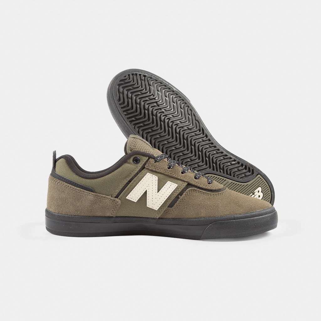 New Balance Numeric Olive And Black Sole Jamie Foy 306 Skate Shoes