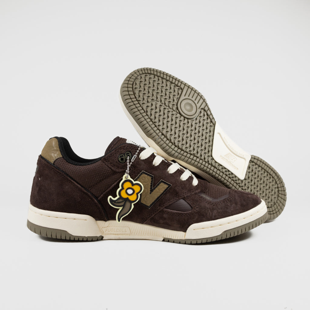 New Balance Numeric Chocolate Brown Krooked Tom Knox 600 Shoes