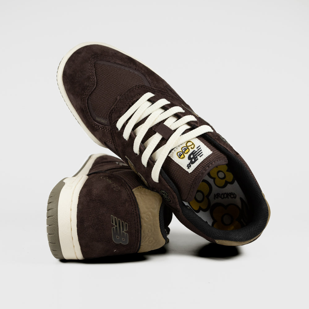 New Balance Numeric Chocolate Brown Krooked Tom Knox 600 Shoes