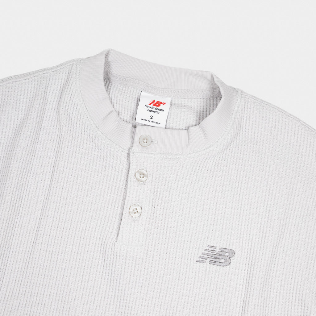 New Balance Numeric - Numeric Waffle Knit Long Sleeve Henley Neck