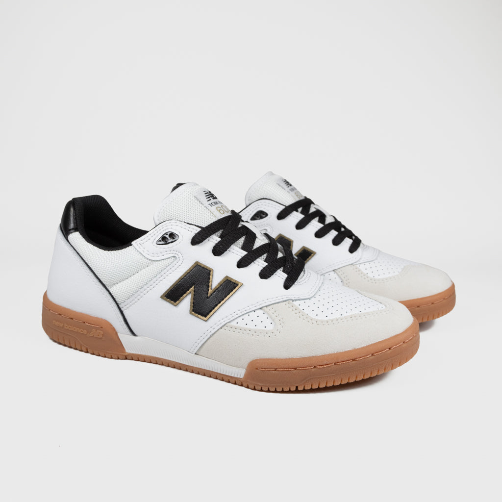 New Balance Numeric White And Gum Tom Knox 600 Shoes