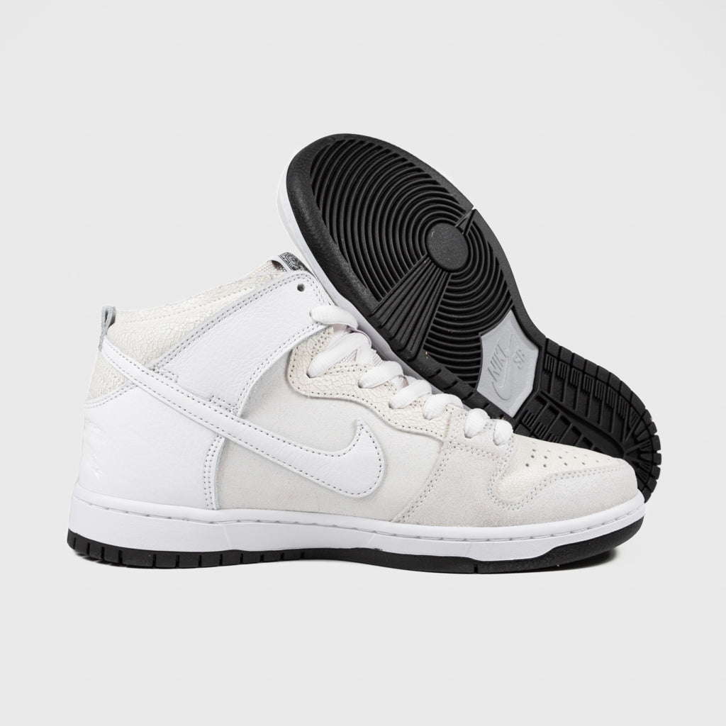 Nike SB Anti Hero White Dunk High Pro Shoes