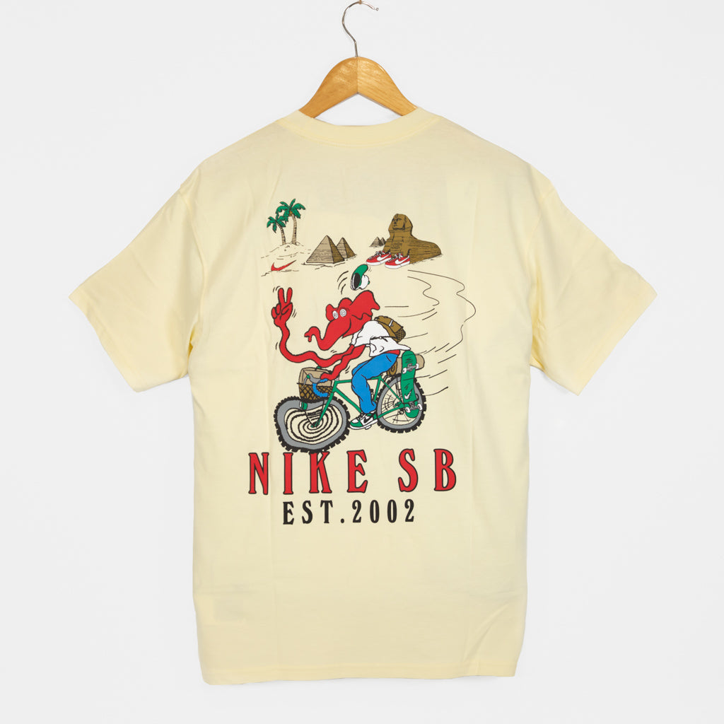 Nike SB Bike Day Alabaster Yellow T-Shirt