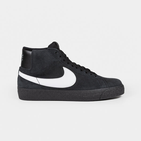 Nike SB - Blazer Mid Shoes - Black / White - Black - Black