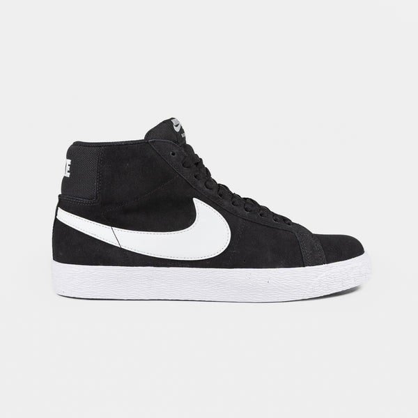 Nike SB - Blazer Mid Shoes - Black / White - White - White