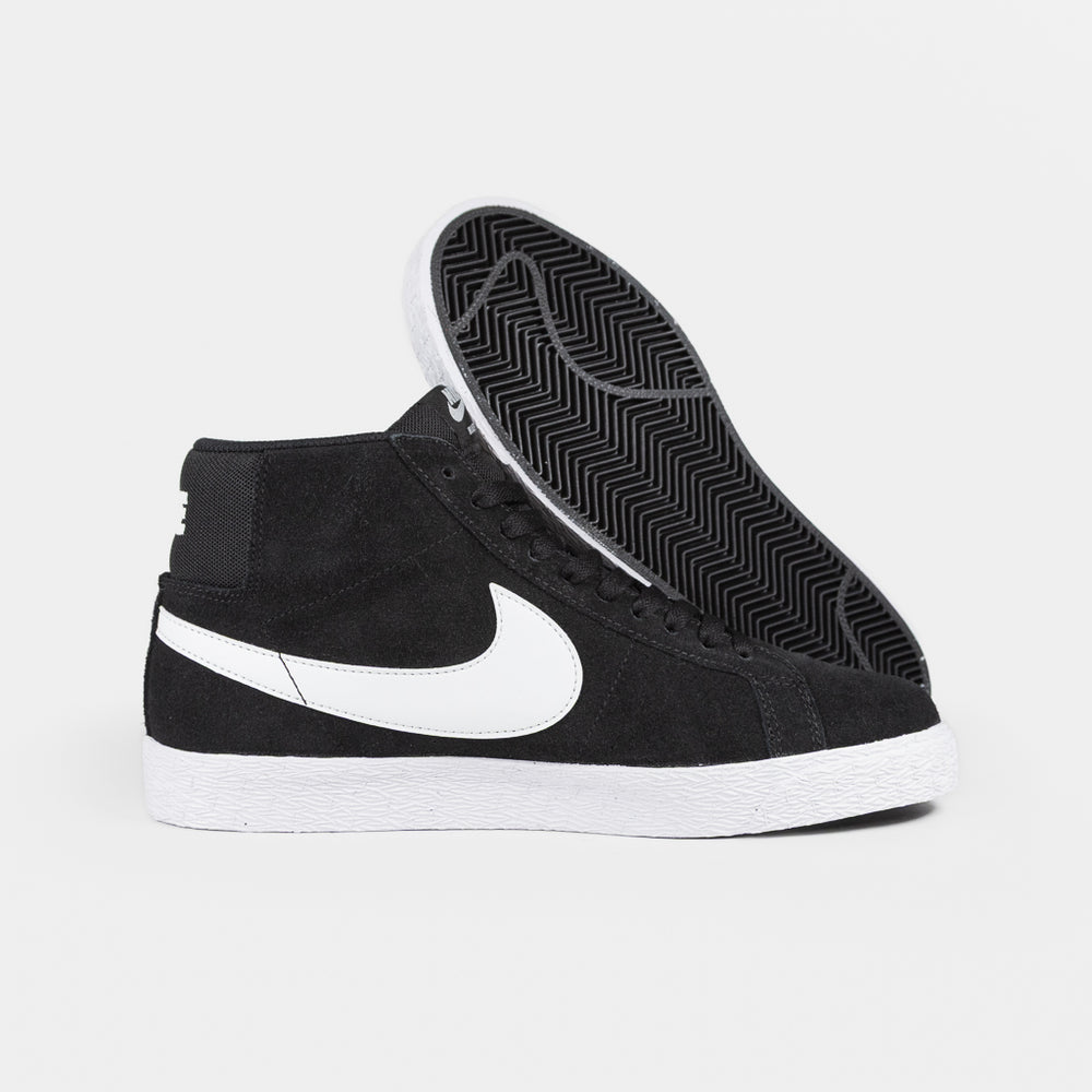 Nike SB Black And White Blazer Mid Shoes