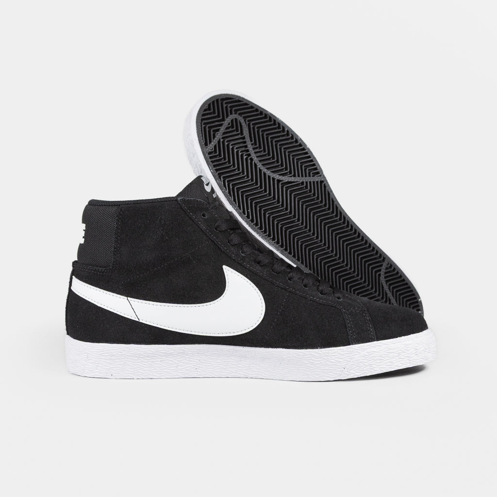 Nike SB Black And White Blazer Mid Shoes