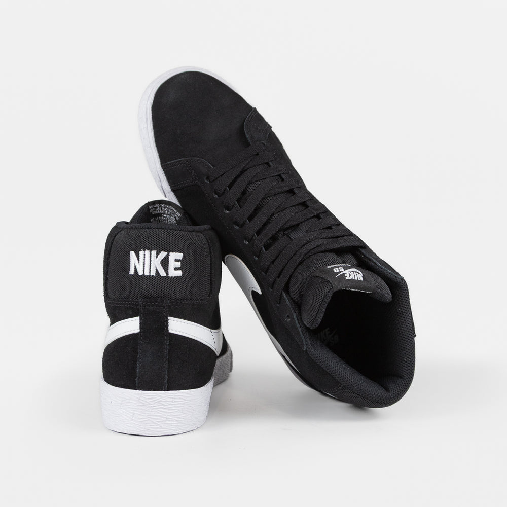 Nike SB Black And White Blazer Mid Shoes