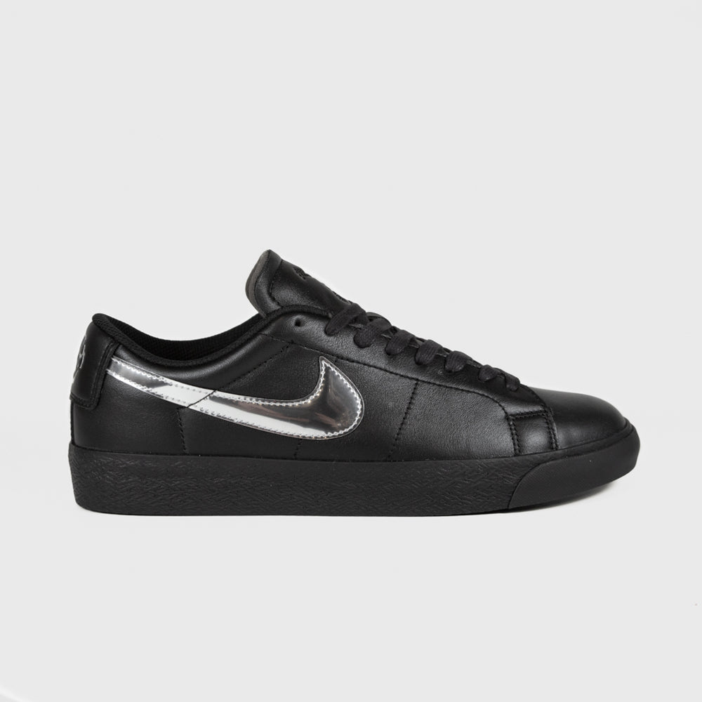 Nike SB 'Dancer' Blazer Low Shoes Black Metallic Silver