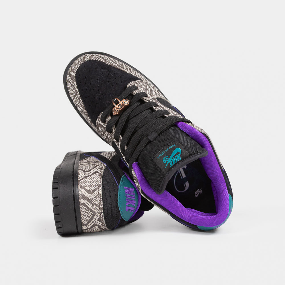Nike SB Faux Snake Skin Dashawn Jordan Dunk Low Pro Shoes