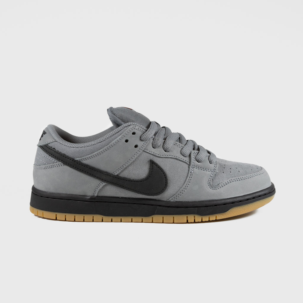 Nike SB Cool Grey Dunk Low Pro Orange Label Shoes