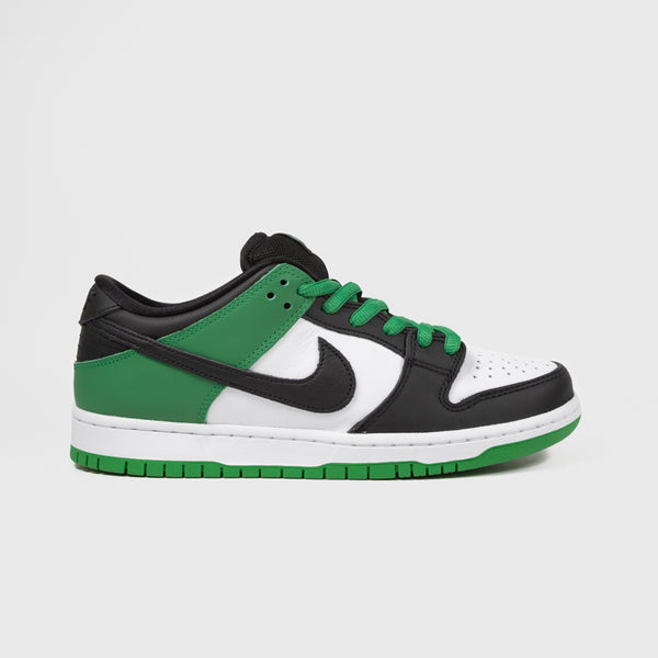 Nike SB - Dunk Low Pro Shoes - Classic Green / Black - White