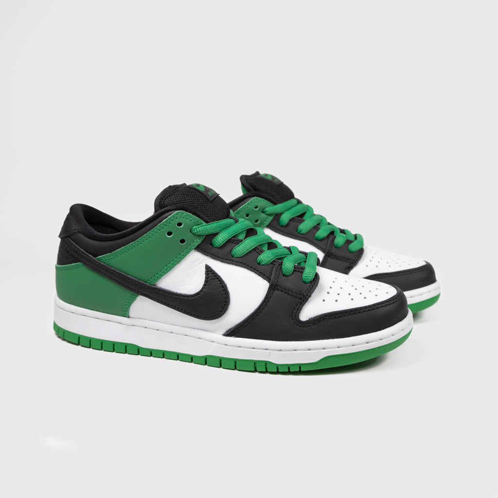 Nike SB - Dunk Low Pro Shoes - Classic Green / Black - White â Welcome Skate Store