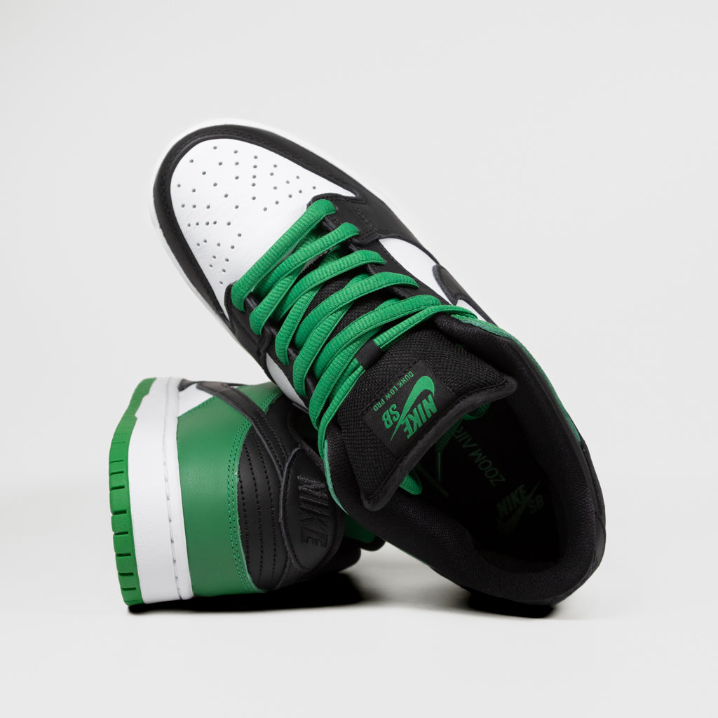 Nike SB - Dunk Low Pro Shoes - Classic Green / Black - White UK 3.5