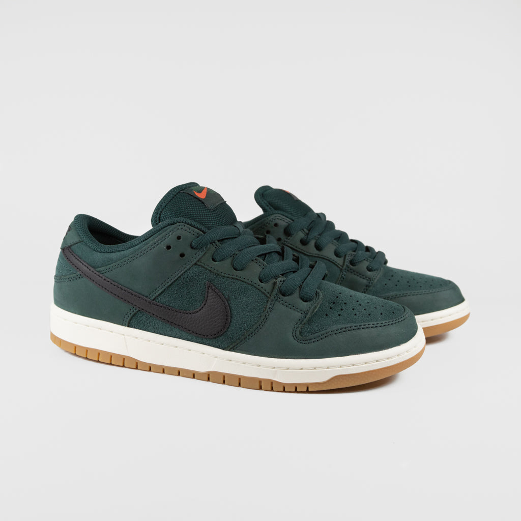 Nike SB Deep Fir Green Dunk Low Pro Shoes