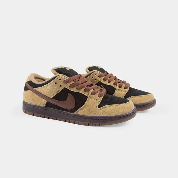Nike SB - Dunk Low Pro Shoes - Filbert / Light Chocolate - Black - Burgundy Ash