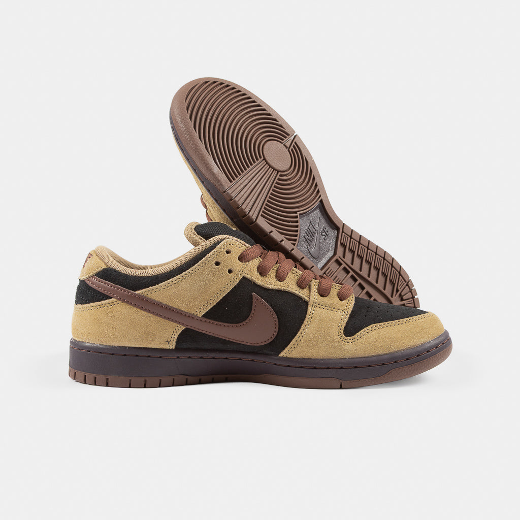 Filbert And Light Chocolate Brown Dunk Nike SB Low Pro Skate Shoes