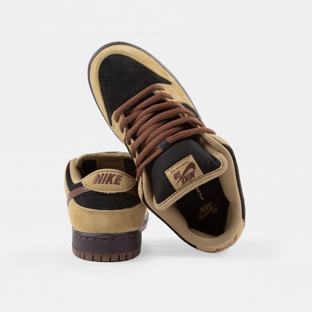 Filbert And Light Chocolate Brown Dunk Nike SB Low Pro Skate Shoes