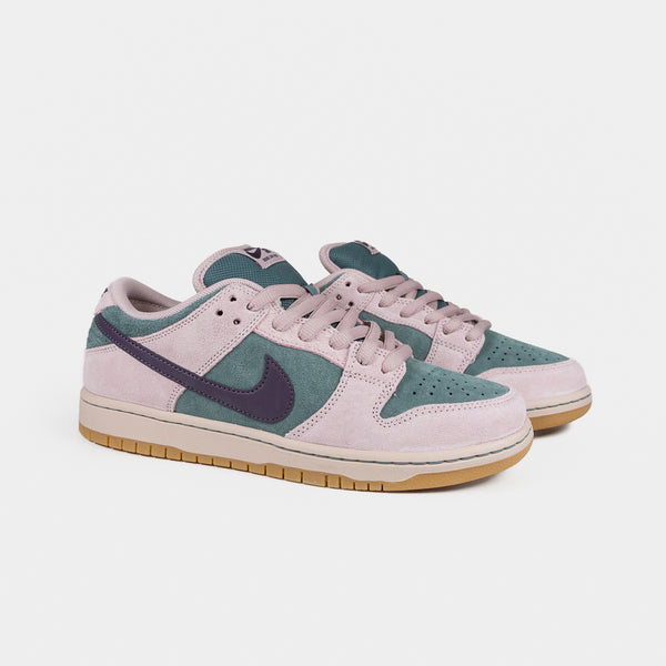 Nike SB - Dunk Low Pro Shoes - Mineral Slate / Dark Raisin - Particle Rose